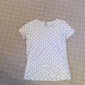 J. Crew white shirt.